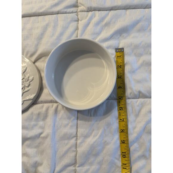 Rae Dunn Best Mom Rose Floral Ceramic Candy Dish Jewelry Bin Floral - Picture 5 of 5